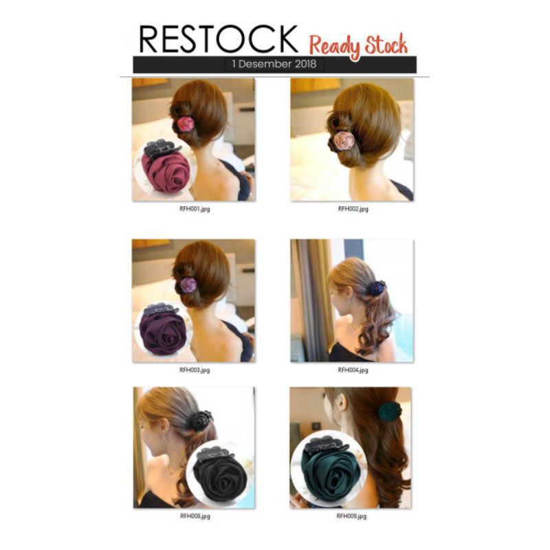 JEPIT PENJEPIT JAPIT AKSESORIS FASHION RAMBUT ANAK PEREMPUAN BESAR BUNGA JEDAI KECIL SALON KOREA
