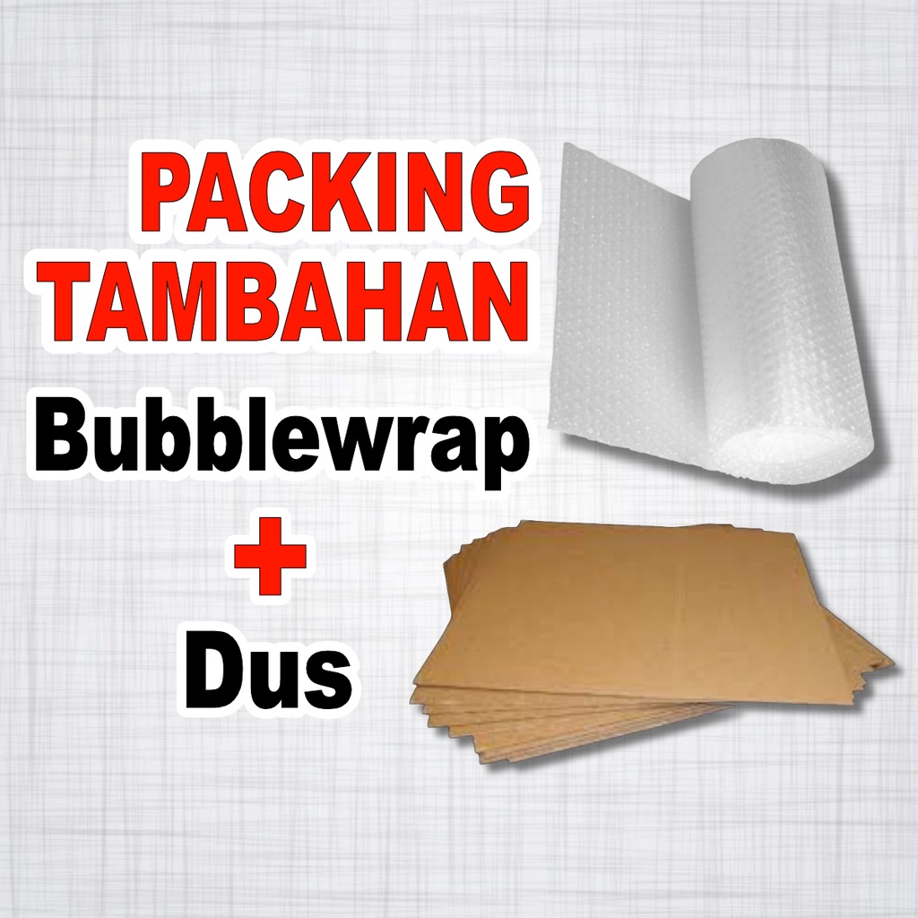 

PACKING TAMBAHAN BUBBLE WRAP + KARDUS UNTUK KEAMANAN PENGIRIMAN BARANG