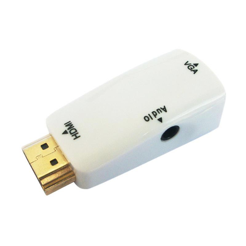 Konverter hdtv to vga audio dongle