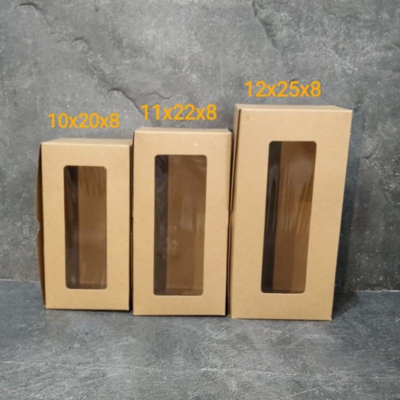 

Dus kue Laminasi 10x20x8/dus kraft/box kue craft/Dus kue kekinian