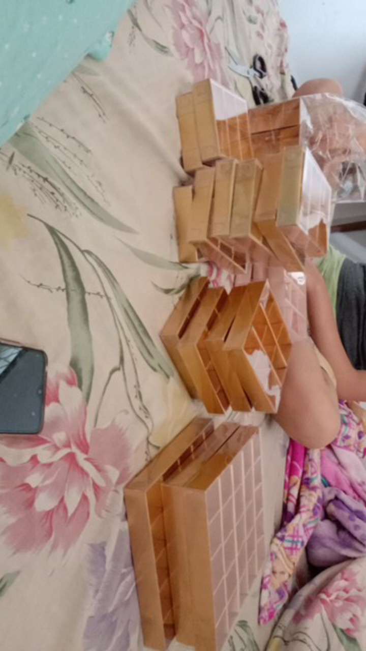 Kotak Coklat - Kotak Nastar Sekat 3