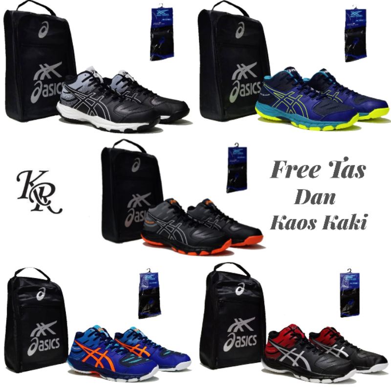 Sepatu Volly/Sepatu Volly Peria Wanita Murah/Sepatu Volly Terbaru/Sepatu Volli Bonus Tas Dan Kaos Ka