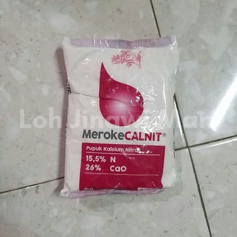 Pupuk Meroke calnit Calsium Nitrat 1 kg murah