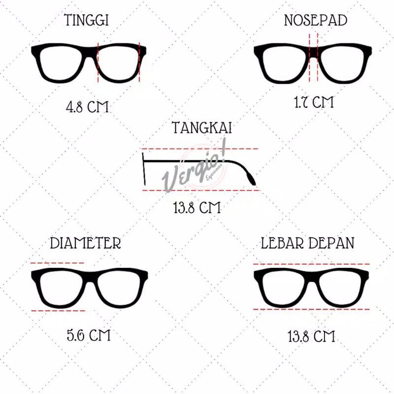 Frame Kacamata 72085 Lentur | Size 13,8cm tinggi 4,8cm | kacamata oval unisex