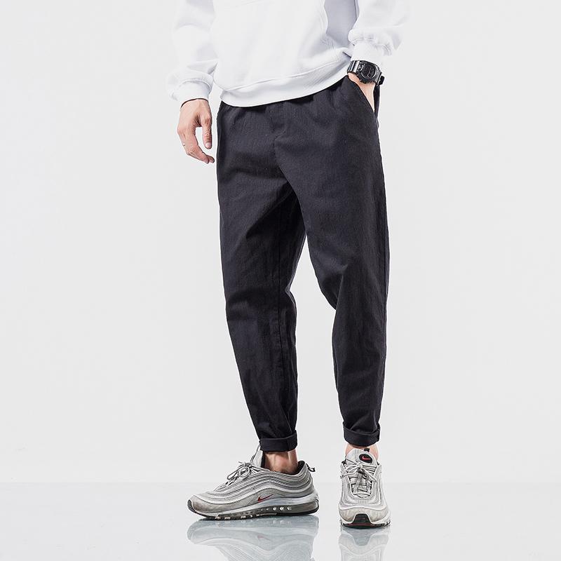  Celana  Panjang  Jogger Harem Casual Longgar Pinggang  Karet  