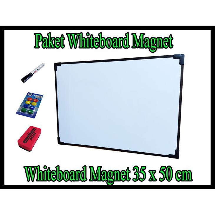 Papan Tulis Magnet 35 X 50 Cm Whiteboard Magnet - Whiteboard