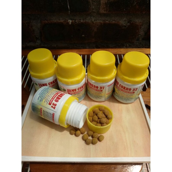 JAMU MERPATI HERBAL COKRO37 Pil Vitamin Cokro 37 Stut Bawah Bertambah Burung Dara Giring Kolong Beba