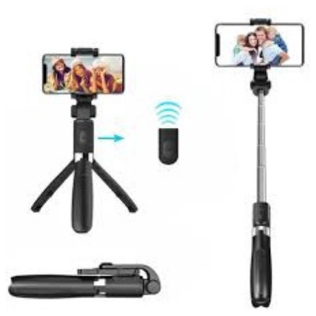 Tongsis S03 Selfie Stick Integrated Tripod Bluetooth Remote Control