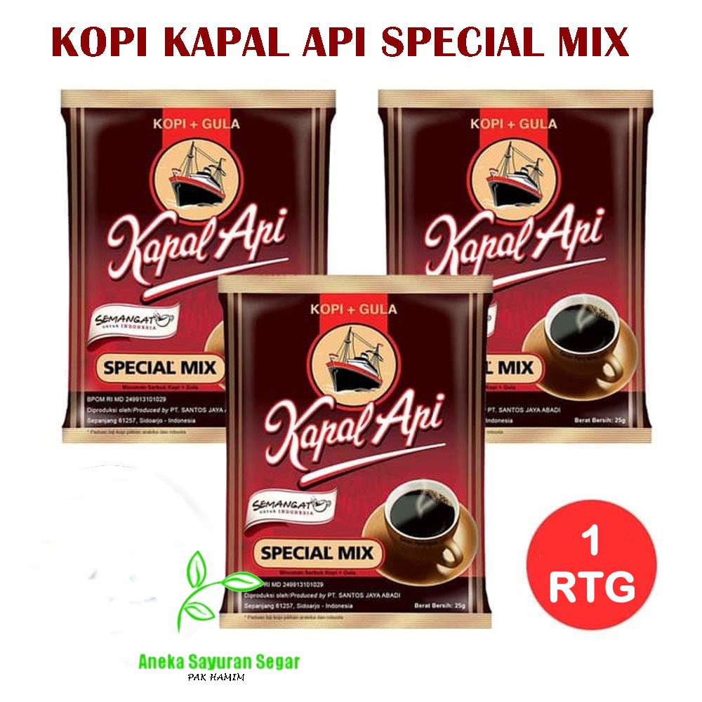 

TERMURAH Kopi Kapal Api Special Mix 10 SACHET (1 RENCENG) - Kapal Api Mix