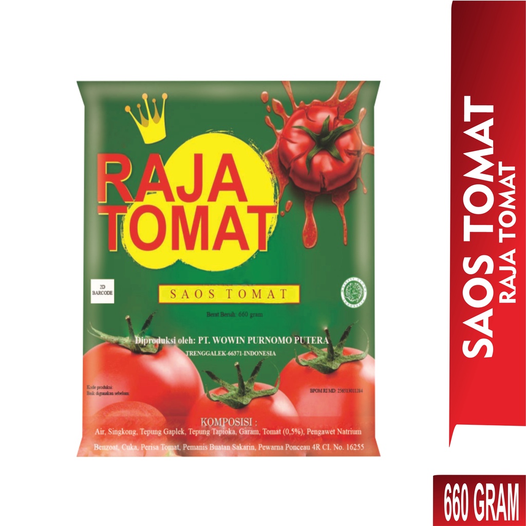 

Saos Tomat Raja Tomat ORI 660 Ml