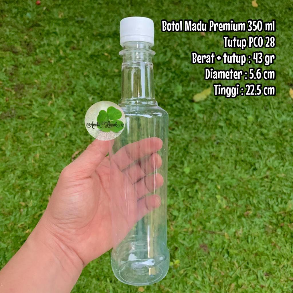 Botol Madu Premium 350 ml + Tutup PCO 28 super tebal