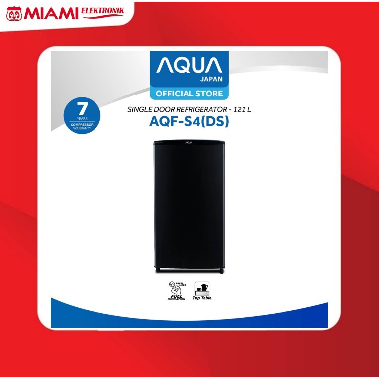 Standing Freezer Aqua AQF-S4(S) 5 RAK Freezer Berdiri ASI Silver (S) / Dark Silver (DS)