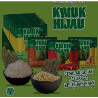 

Ay00! Camilan Rumput Hijau Kriuk Hijau Isi 12 X 4Gr
