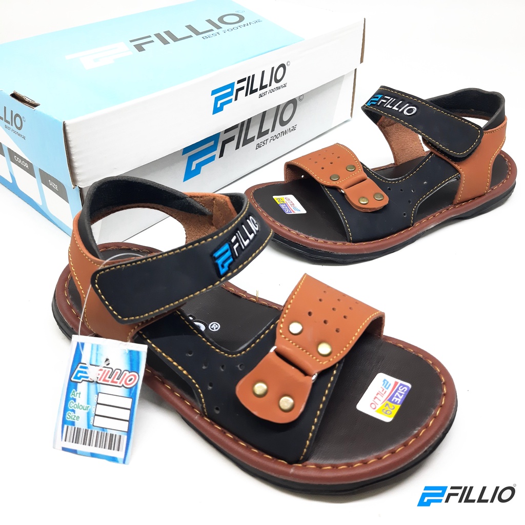 SANDAL ANAK COWOK FILLIO ORIGINAL TERBARU KS01 MURAH ELEGAN