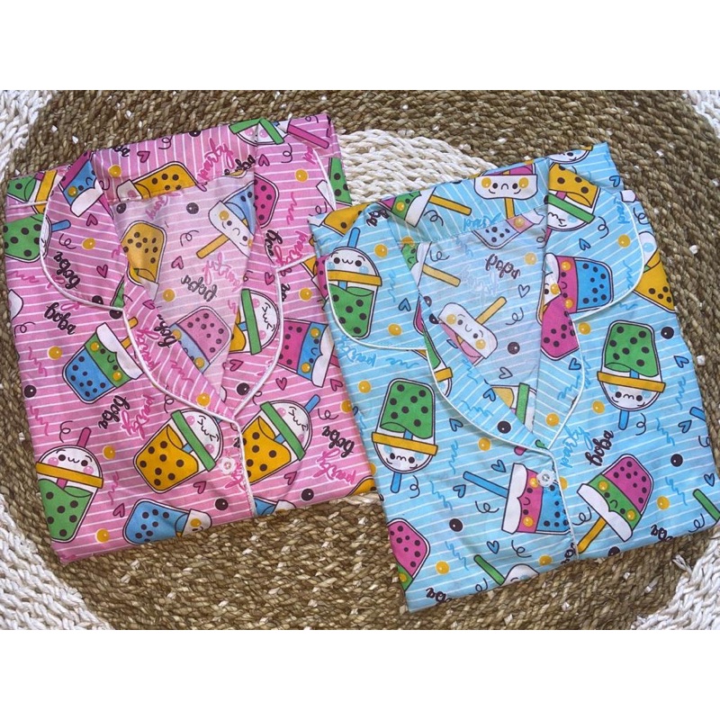 DASTER PIYAMA Wanita Dewasa Bahan Katun