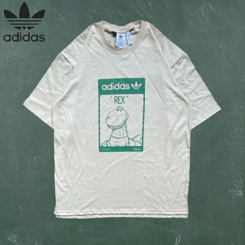 TSHIRT OVERSIZE ADIDAS X REX - BAJU OVERSIZE ADIDAS PRIA - KAOS CASUAL OVERSIZE ADIDAS