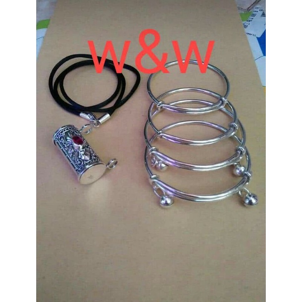 Set bayi 3 bulanan perak asli 925