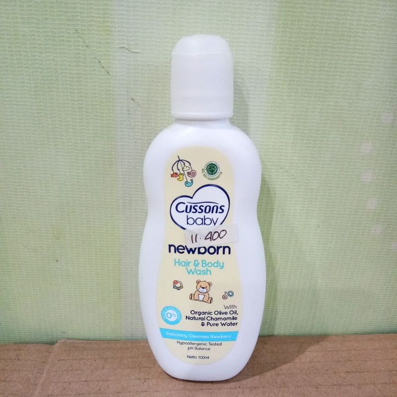 CUSSONS BABY HAIR &amp; BODY WASH NEWBORN 100-200ML