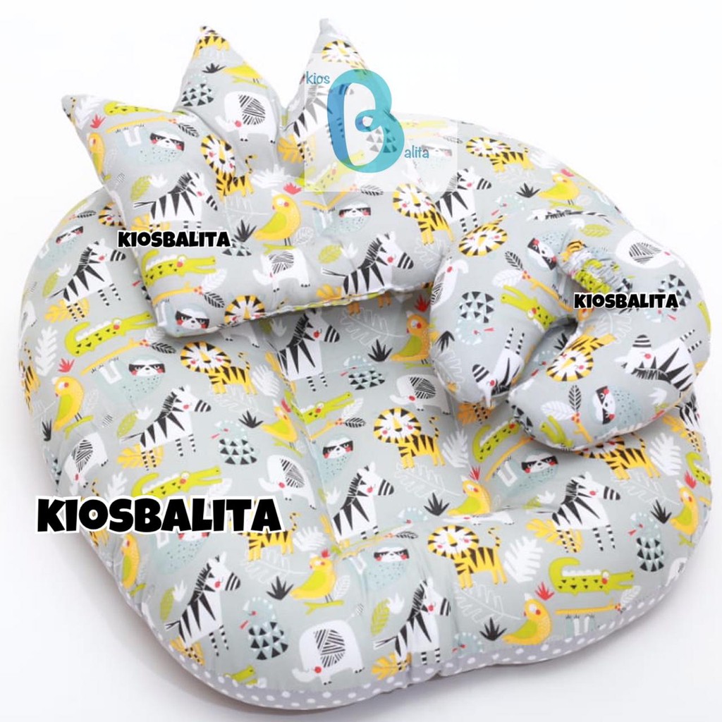 PERLENGKPAN BAYI TERMURAH / SOFA MULTIFUNGSI KASUR BAYI / ALAS STROLLER / BANTAL DOT / BANTAL PEYANG