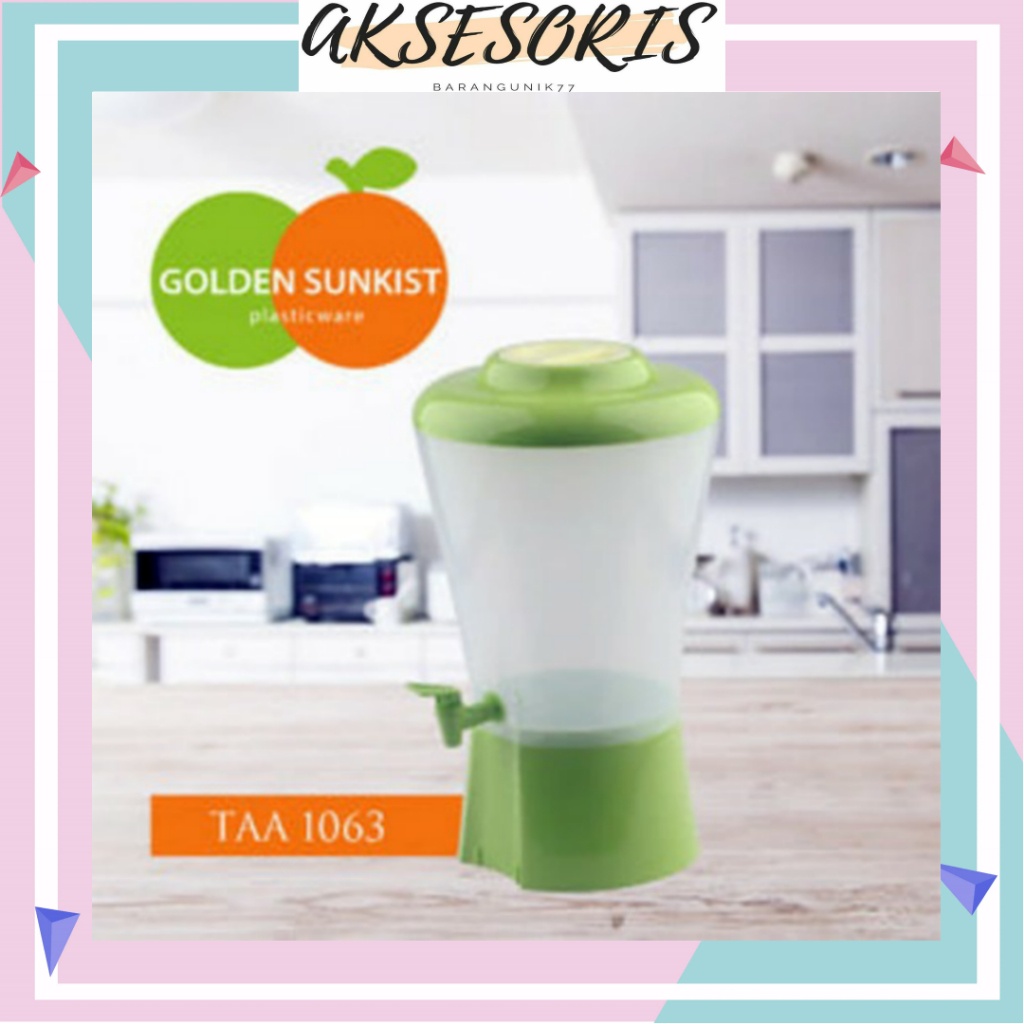 DISPENSER GOLDEN SUNKIST TAA 1063 / DISPENSER AIR MINUM KAPASITAS 10LITER / GOLDEN SUNKIST DISPENSER TAA 1963