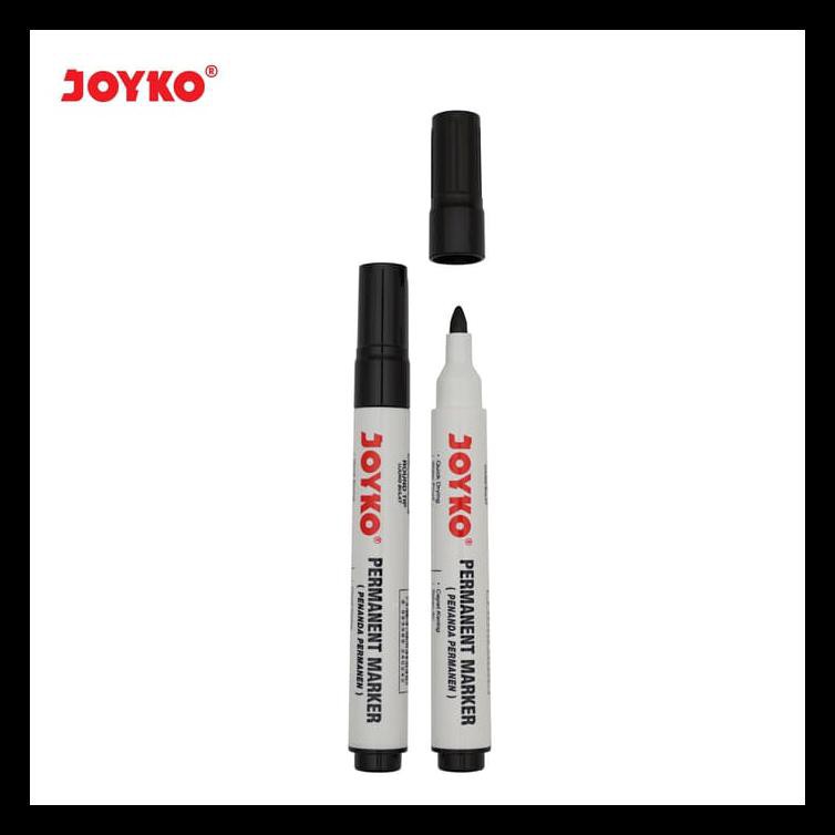 

Permanent Marker / Spidol Permanen Joyko Pm-17 / 1 Box 12 Pcs Stok Terbatas