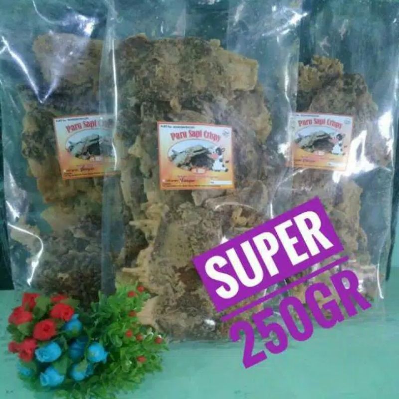 

Keripik Paru Sapi Super 250 Gram