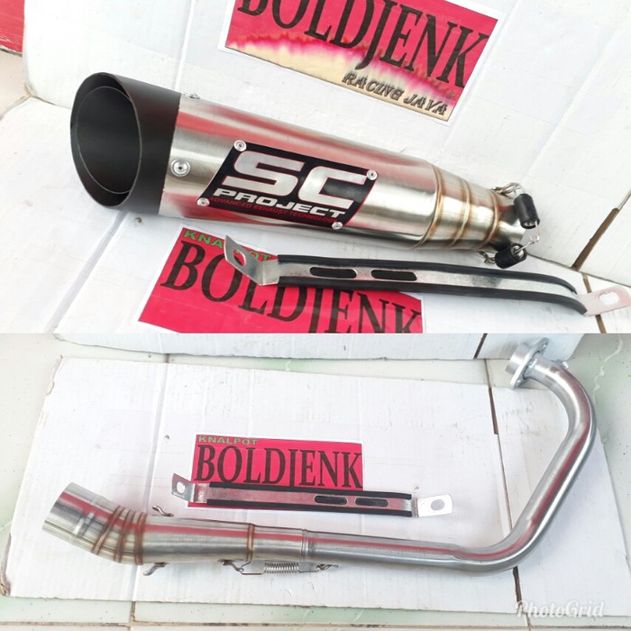 Knalpot racing UNDERBELLY kolong R15 XABRE VIXION GSX CBR150 CB150 dll