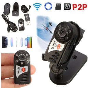 Spy Cam CCTV Mini Wireless Hd Wifi Ip Camera Q7 Video Recorder Ir Night Vision Kamera Internet Peng