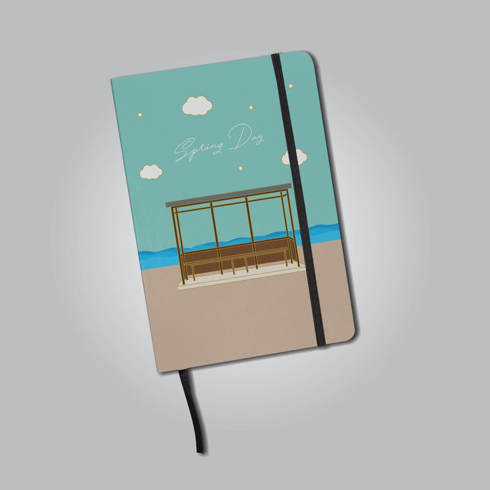 

【Bayar di Tempat】 BTS Spring Day Fanart Kpop Notebook