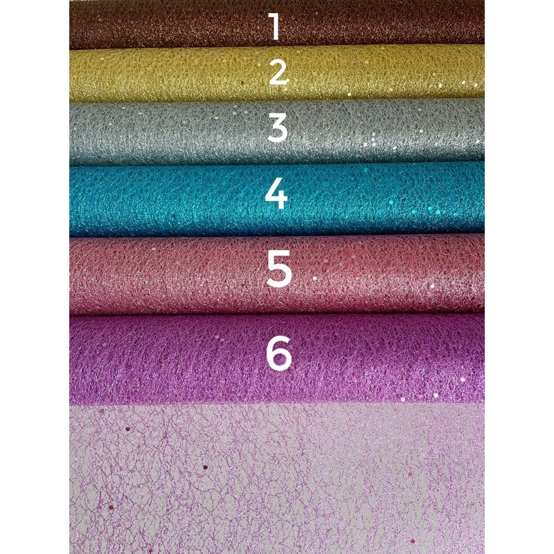 

FLOWER WRAPPING | KERTAS BUKET MESH KOREA JARING HALUS METALIK