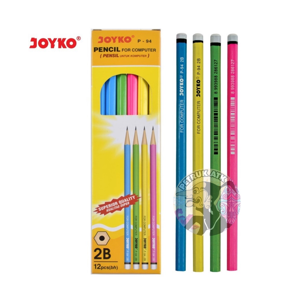 

[PAK] PENSIL 2B JOYKO P-94 (12 PCS)*