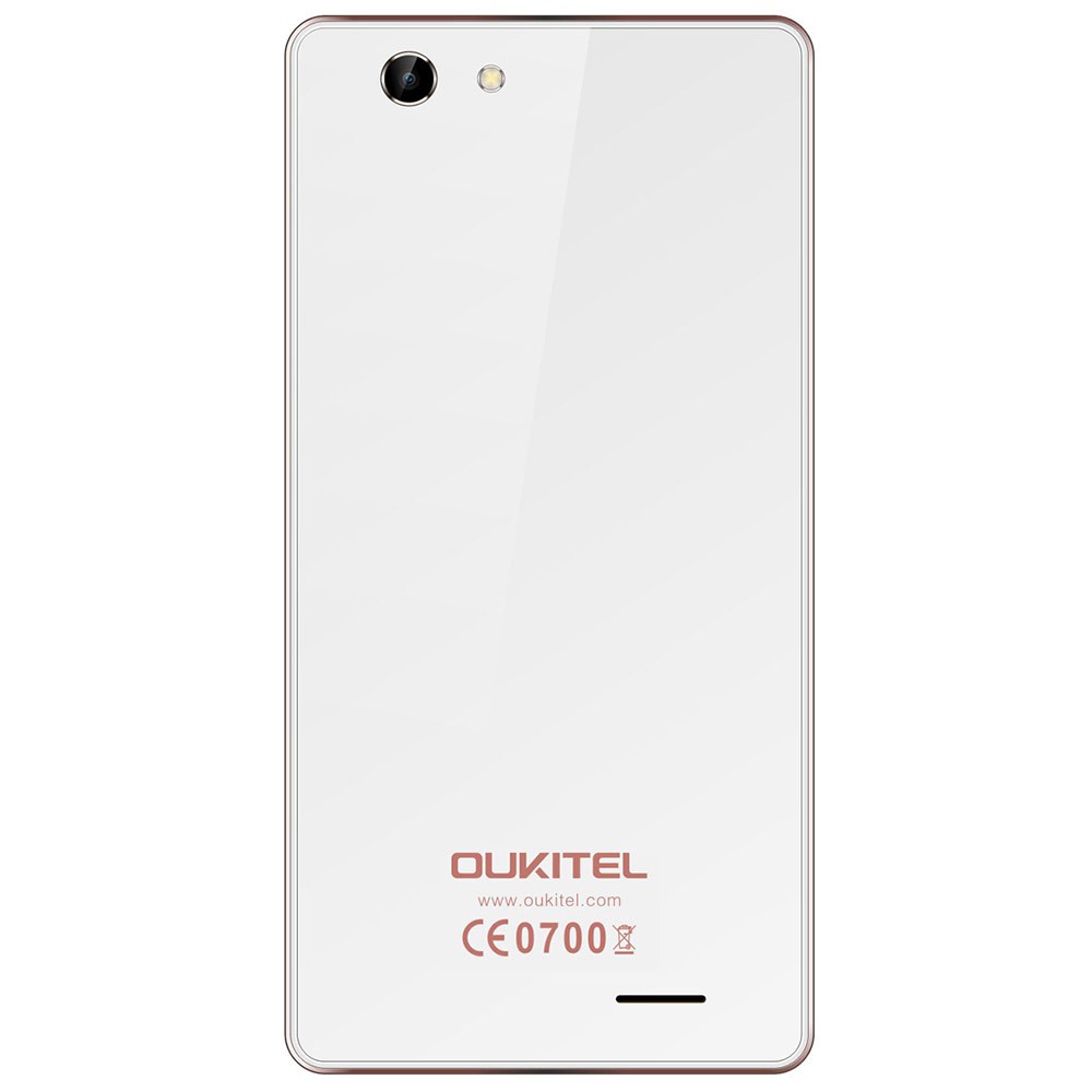 Color:White Oukitel C4 Android 6.0 5.0 inch 4G Smartphone