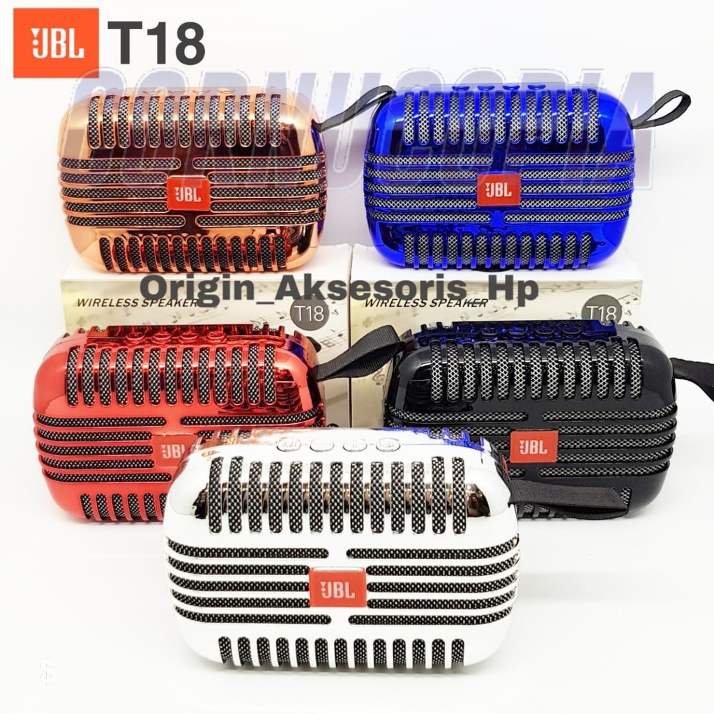 Speaker Bluetooth JBL T18 Portable Wireless Speaker JBL T 18