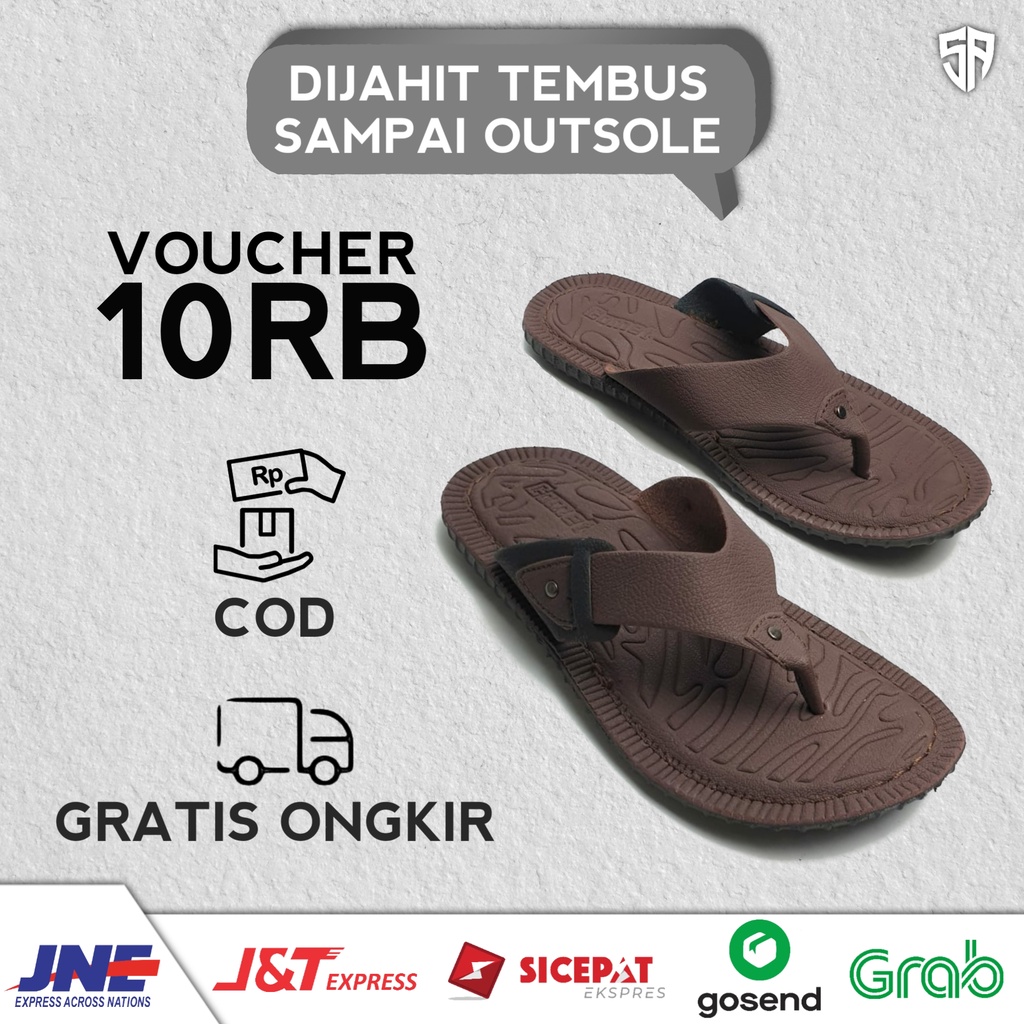 Sendal Pria Casual Distro Gojo Sandal Sendal Keren Pria Cowok Murah