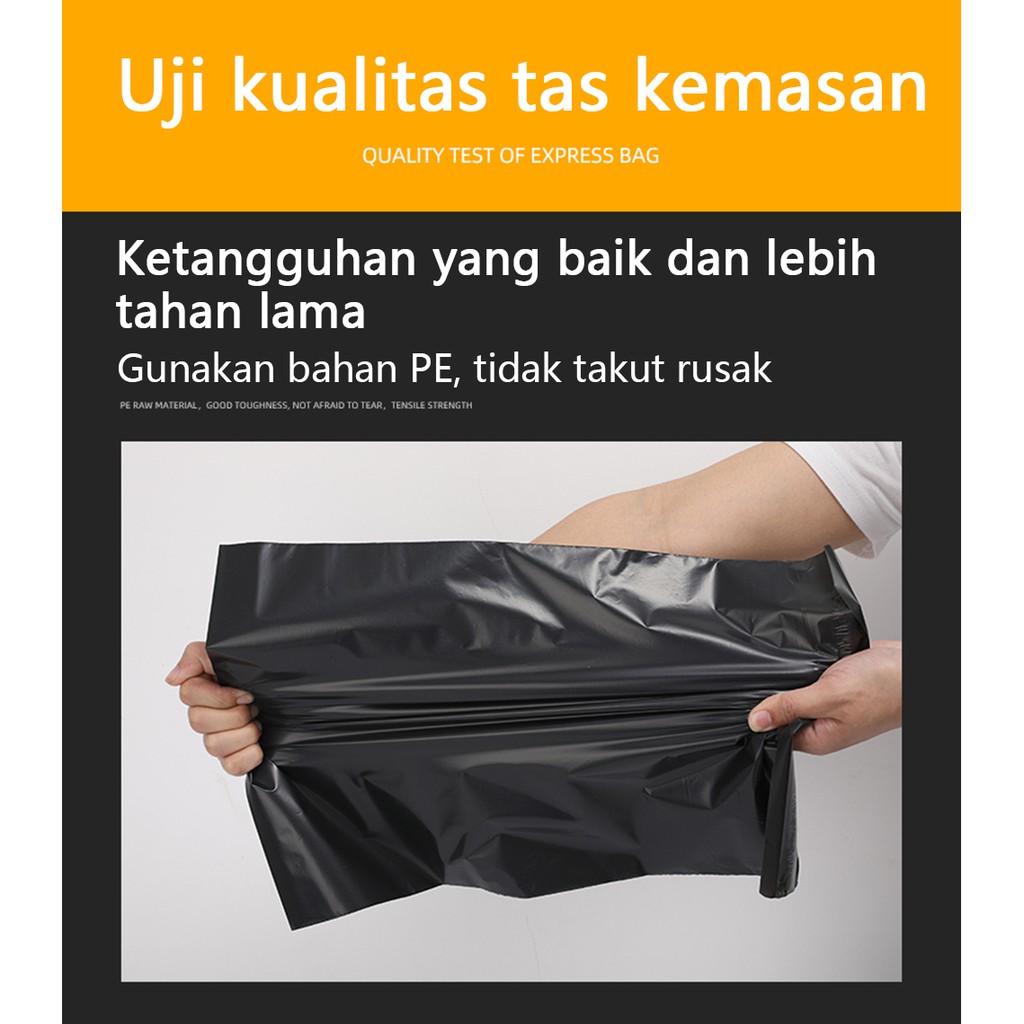 【Stok Baru】Plastik polymailer tas polymailer ketahanan tarik tidak mudah pecah tahan air