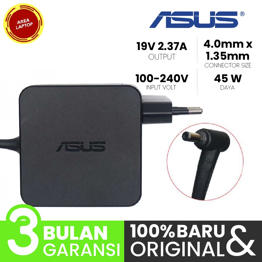 ADAPTOR ASUS X200 X201 X441 X453 19V 2.37A ORIGINAL