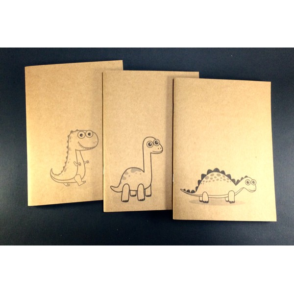 

Buku tulis polos Dino handmade