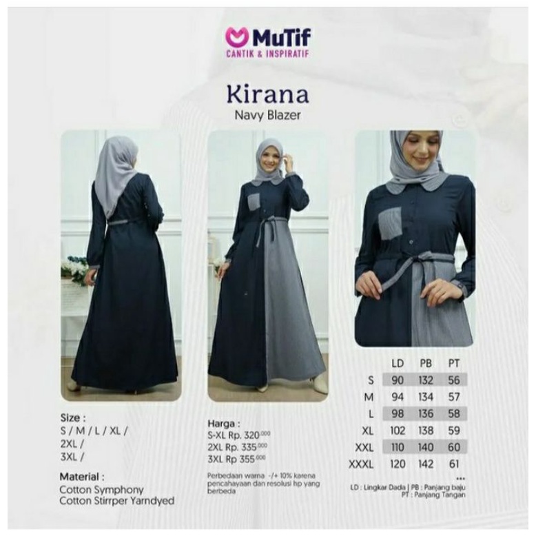 Mutif Karina Mauve Red Mutif Karina Navy Blazer Baju Muslim Gamis Dress Casual Premium Terbaru Ori Lebaran