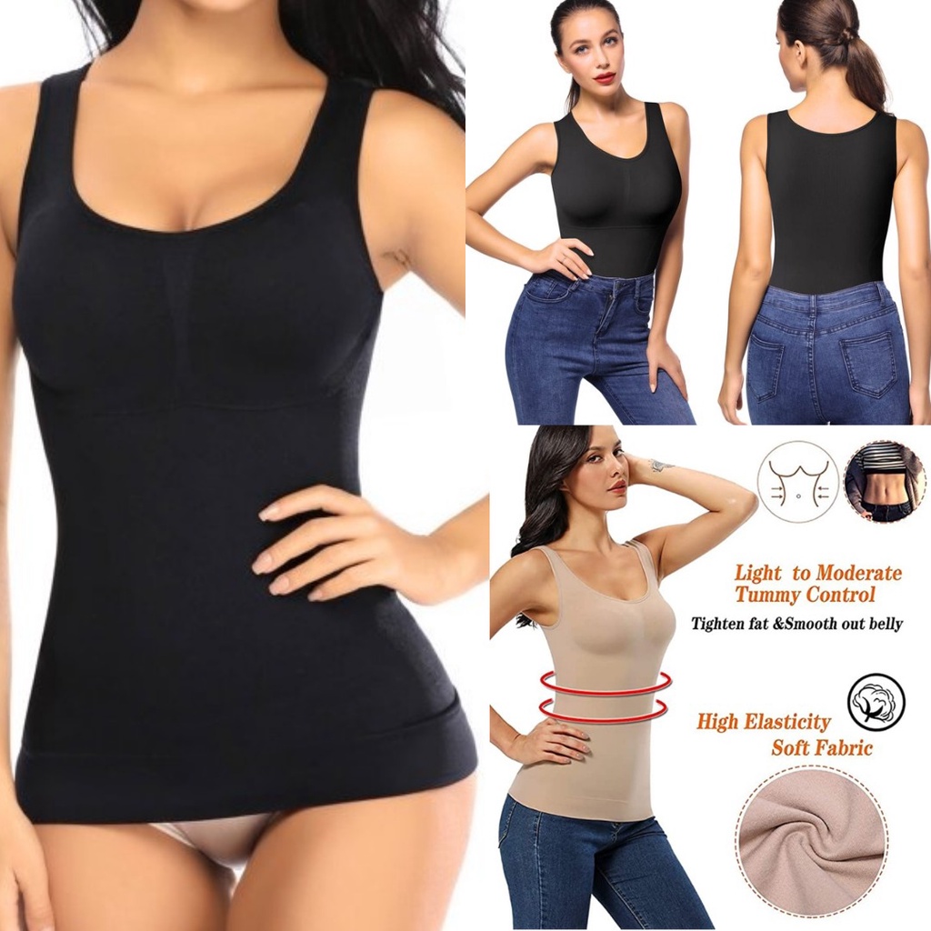 Uniqlo body shaper sleeveless seamless daleman wanita // sisa ekspor