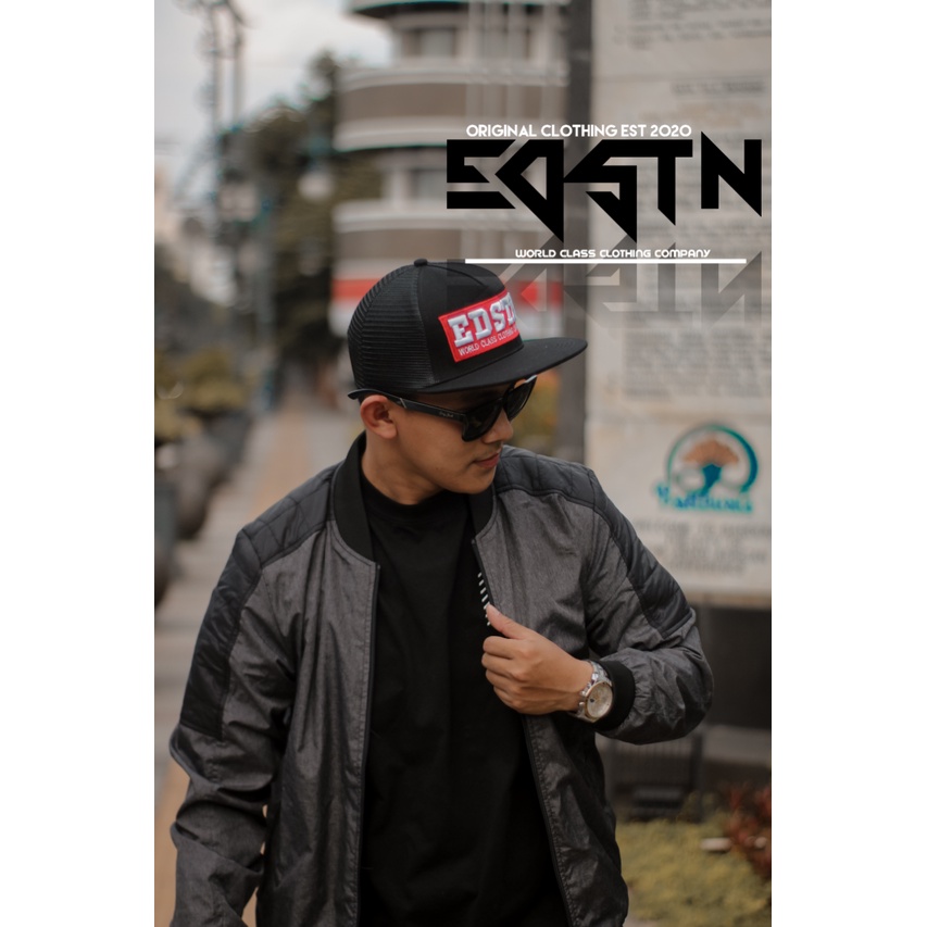 Topi Snapback Trucker Jaring Premium Original Clothing EDSTN Unisex COD Jaring