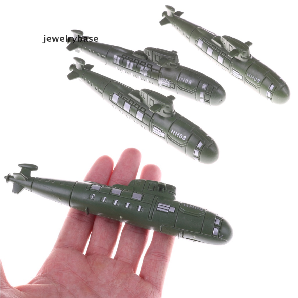 (jewelrybase) 2pcs / Set Mainan Miniatur Kapal Selam Perang Dunia II Militer Untuk Anak Laki-Laki