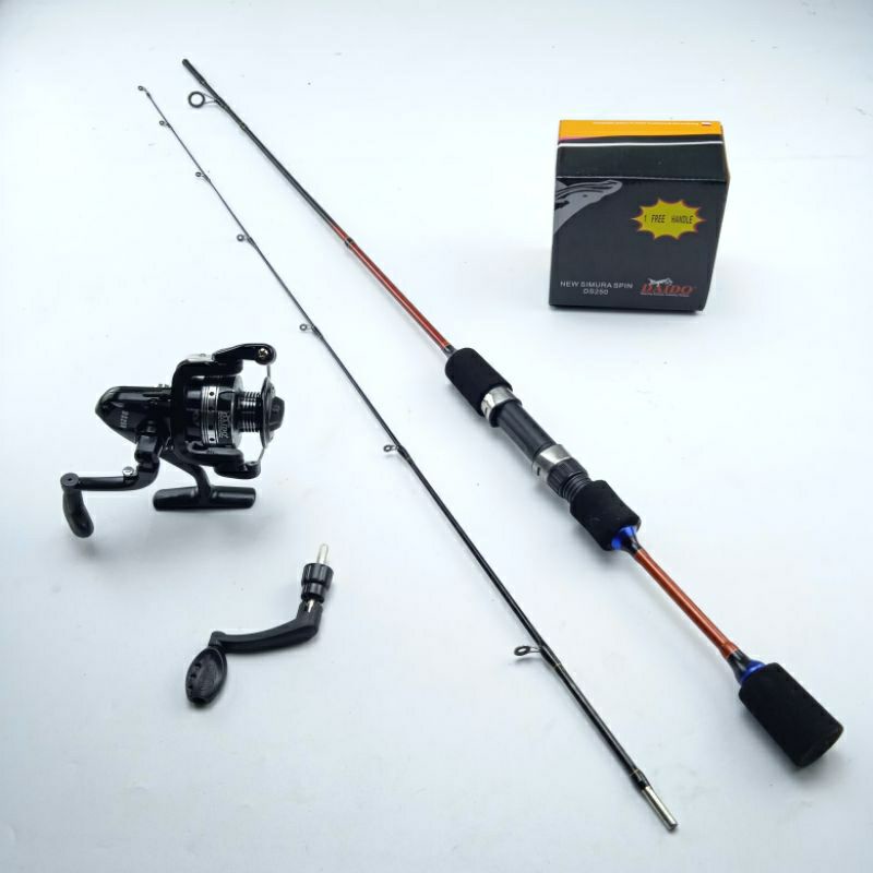 satu set joran pancing ul ultralight lentur fiber solid kuat murah ajiro ninja 165 180 198 210 cm re
