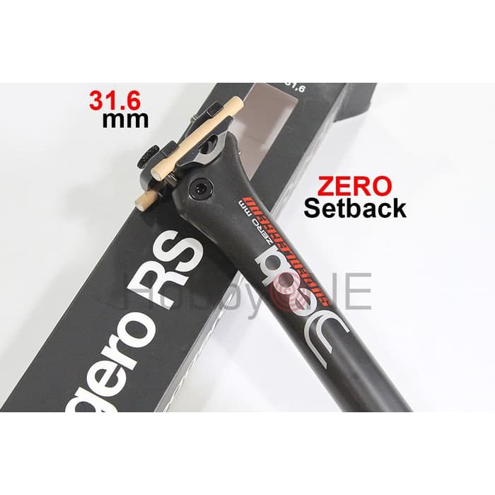 Ho Deda SUPERLEGGERO RS Carbon Seatpost 31.6mm Zero Setback