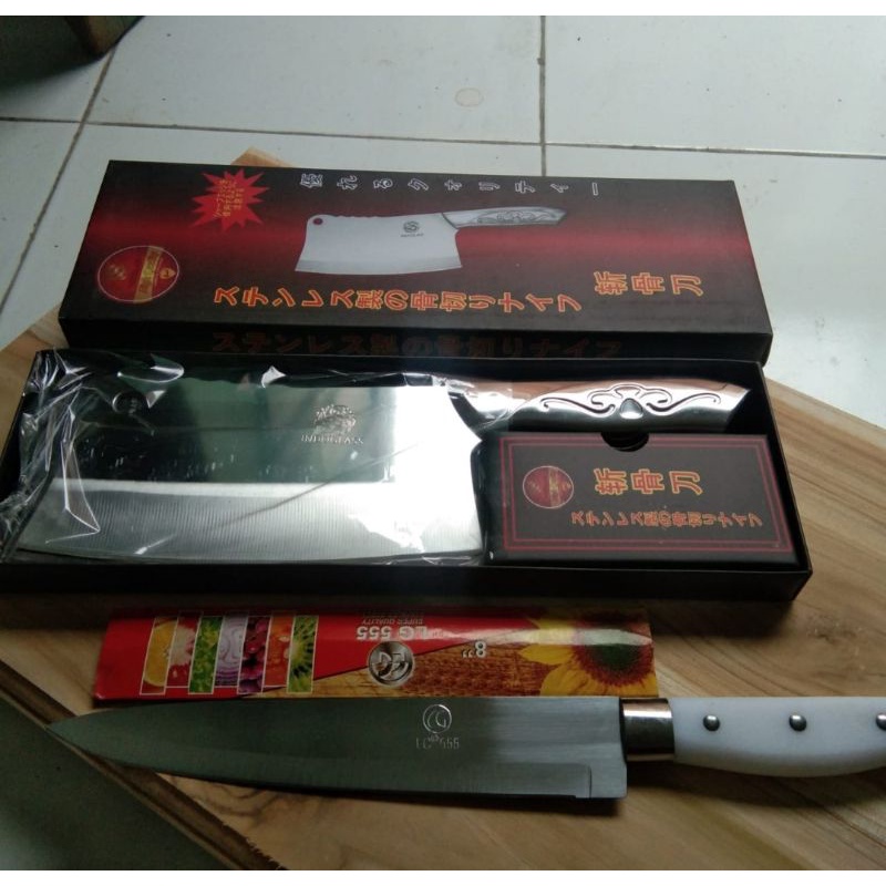 Pisau martabak manis + telor / pisau golok daging , tulang