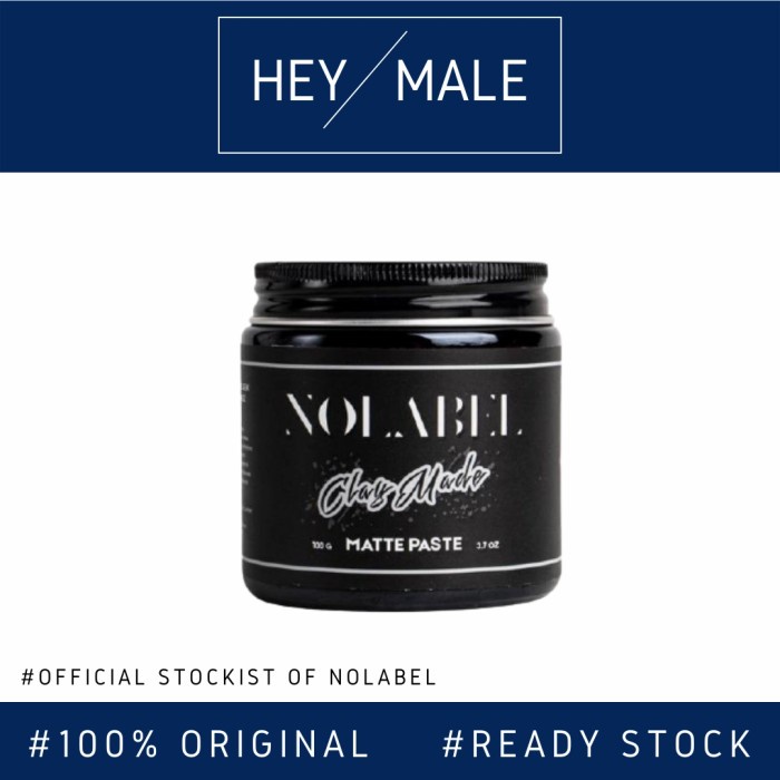 NOLABEL Clay Made Matte Paste