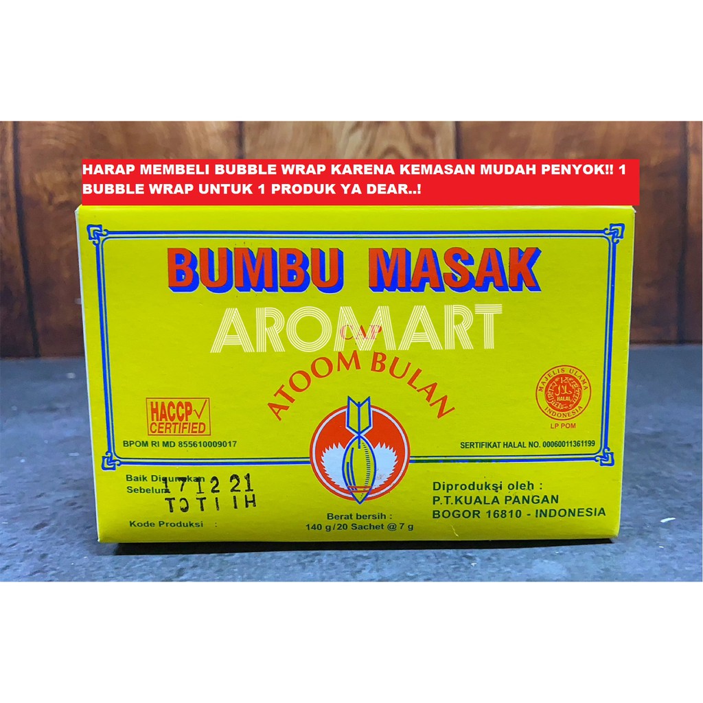 

Bumbu Masak Cap Atom Bulan - 140g