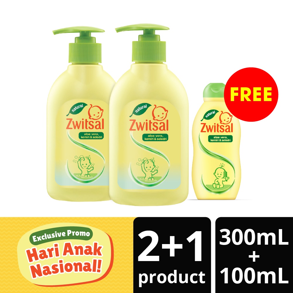 Buy 2 Zwitsal Shampoo Aloe Vera Kemiri Seledri 300ml FREE Hair Lotion Penumbuh Rambut 100ml