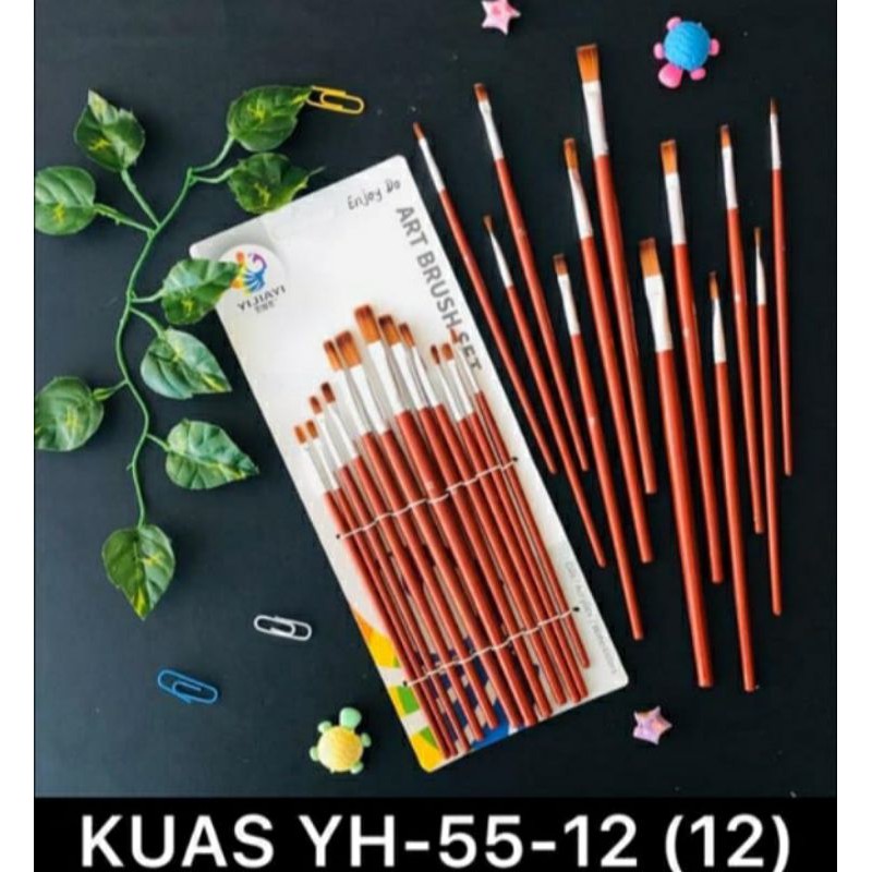 

KUAS LUKIS NYLON 1SET(12PC)