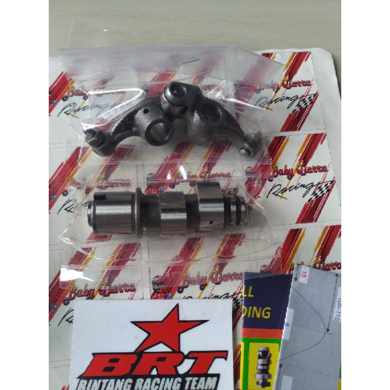 NOKEN AS KEM MASTER CAM SHAFT BRT RACING YAMAHA MIO NOUVO FINO SMILE SOUL OLD KARBU T1 STD 54 MM DLL-1