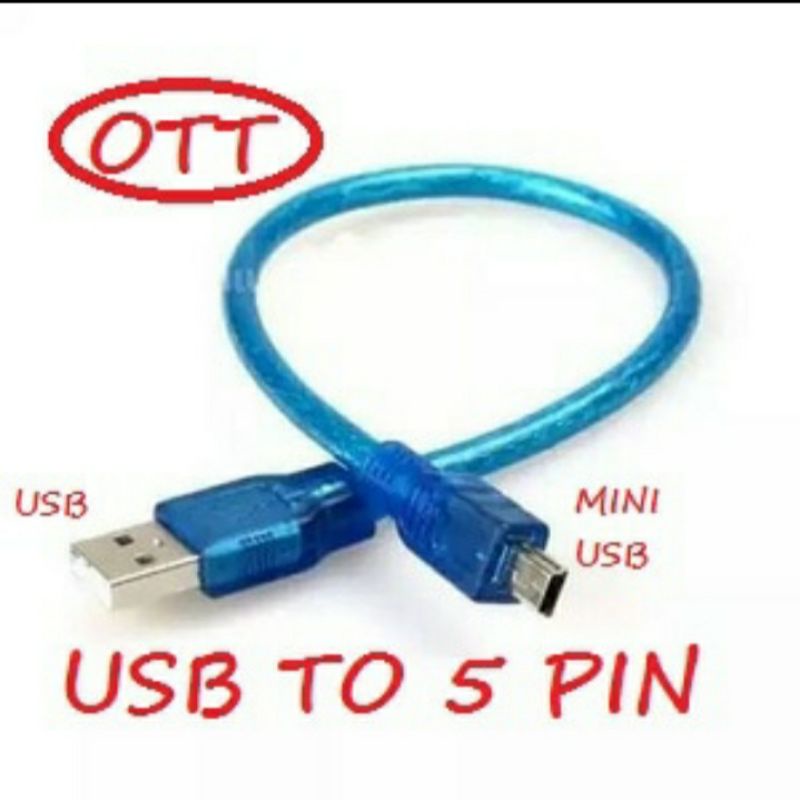 kabel data USB 5 PIN / mini USB 30cm &amp; 1,5m